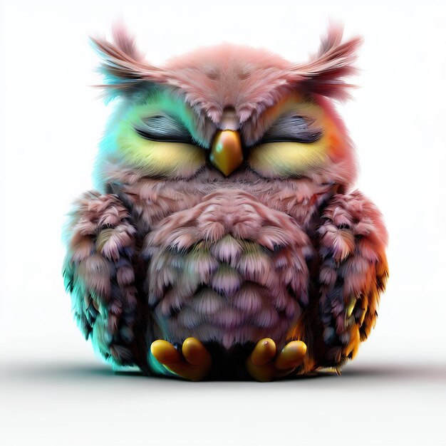 fpdl.in hibou colore yeux fermes yeux fermes 593294 7545 normal