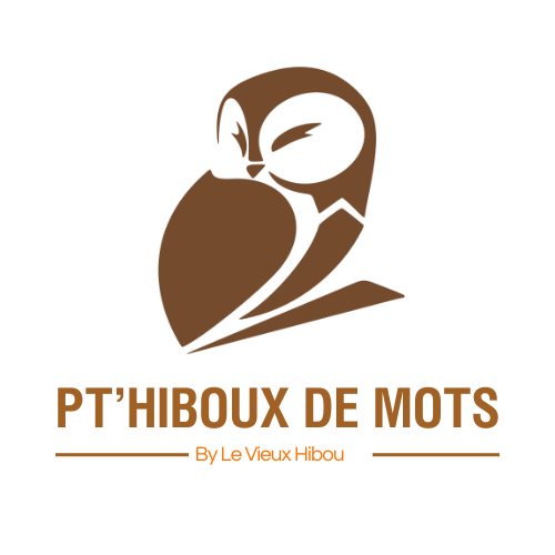 Logo Pthiboux de Mots marron